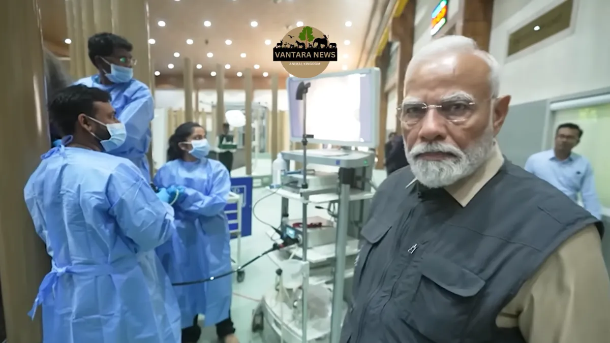 Prime Minister Narendra Modi Visit to Vantara